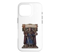 Carolus Rex Francorum Motif trône du Roi médiéval Coque pour iPhone 16 Pro