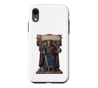 Carolus Rex Francorum Motif trône du Roi médiéval Coque pour iPhone XR