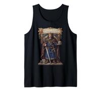 Carolus Rex Francorum Motif trône du Roi médiéval Débardeur