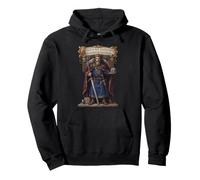Carolus Rex Francorum Motif trône du Roi médiéval Sweat à Capuche
