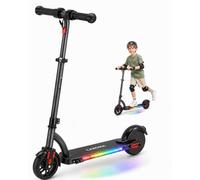 Caroma Trottinette électrique pour Enfants de 6 à 12 Ans, Double système de Frein, Moteur de 150 W jusqu'à 16 km/h, portée de 12 km, Vitesse et Hauteur réglables, écran LED