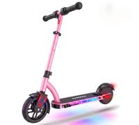 Caroma Trottinette électrique pour Enfants de 6 à 12 Ans, Double système de Frein, Moteur de 150 W jusqu'à 16 km/h, portée de 12 km, Vitesse et Hauteur réglables, écran LED