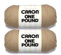 Caron Lot de 2 pelotes de fil à dentelle 454 g - Acrylique - 4 moyens (peignés) - 700 m - Tricot/Crochet