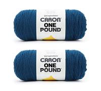 Caron Lot de 2 pelotes de laine Ocean de 454 g - Acrylique - 4 moyen (peigné) - 700 m - Tricot/Crochet