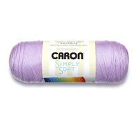 Caron Pelote de fils à tricoter douce, 170 g/Pelote de 28 m, 6 oz, Orchidée