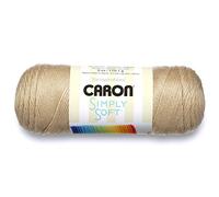 Caron Pelote de fils à tricoter douce, 170 g/Pelote de 28 m, 6 oz, Os