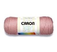 Caron Pelote de fils à tricoter douce, 170 g/Pelote de 28 m, 6 oz, Rose (Victorian Rose)