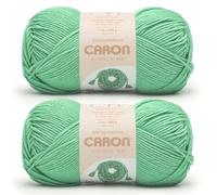 Caron Simply ME Lot de 2 paquets de 200 g de fil de malachite 62% acrylique, 20% nylon, 18% laine - #5 volumineux - 2200 m - Tricot/Crochet