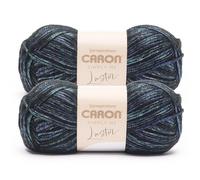 Caron Simply Me Luster Sodalite Lot de 2 paquets de 170 g - 65% nylon, 35% acrylique - #4 peigné (moyen) - 300 m - Tricot/Crochet