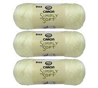 Caron Simply Soft Lot de 3 boules 170 g Blanc
