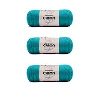 Caron Simply Soft Blue Mint Brites Lot de 3 pelotes de fil acrylique 170 g 4 m moyen (peigné) 305 m