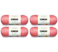 Caron Simply Soft Lot de 4 pelotes 170 g chaque boule Framboise