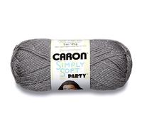 CARON Simply Soft Party - 85 g - Platine étincelante