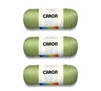 Caron Simply Soft Pistache Lot de 3 paquets de 170 g - Acrylique - 4 moyens (peignés) - 300 m - Tricot/Crochet