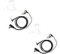 Caroo Lot de 2 oreillettes pour talkie-walkie 2,5 mm, 1 broche cachée avec micro PTT pour talkie-walkie Motorola MH230R MR350R T200 T260 T600 T800 MT350R