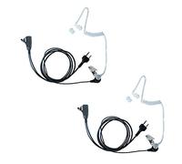 Caroo Midland Lot de 2 casques pour talkie-walkie avec micro PTT pour Midland GXT1000VP4 LXT500VP3 GXT1050VP4 GXT1000XB