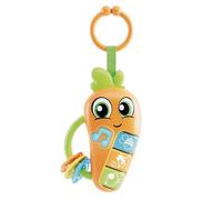 Carot - Hochet électronique - CAROTINA BABY - Mélodies et bruits d'animaux, Anneaux de dentition