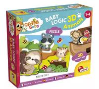 Carotina Baby Logic 3D zwierzęta 92536 LISCIANI Lisciani