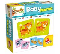 Lisciani - Jeu de mémoire éducatif Baby Memo Les Animaux - dès 1 an, 24 cartes illustrées