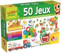 Lisciani - CAROTINA - Coffret 50 Jeux pour Enfants de 3 à 6 ans - Stylo Parlant - Jeux Educatifs Electroniques - Apprendre Alphabet, Nombres, Formes & Couleurs - Développe Mémoire & Logique