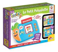 CAROTINA Le Petit Polyglotte - Jeu Éducatif Bilingue - LISCIANIGIOCHI - 100 Mots & Quiz Interactif - Dès 3 ans