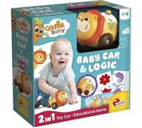 Carotina Lion toy car - un jeu divertissant et logique pour les tout-petits, qui développe l'imagination et la motricité ! Le cadeau idéal pour les petits explorateurs !