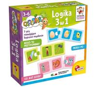 Carotina Logic 3In1 3 Jeux Pour Développer La Pensée Logique 87488 Lisciani