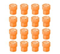 carotoe 16 pièces Capuchons d ' air de Roue à Prise Facile avec Finition Brillante, couvertures en ABS pour Voiture SUV vélo Utilisation dans Le Garage Pendant Les promenades en soirée
