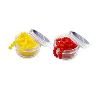 carotoe 2 boîtes de leurres de pêche Souples Swimbait appâts artificiels flottants Boule Perles mangeoires appâts artificiels matériel de pêche flottants Boule Perles mangeoires