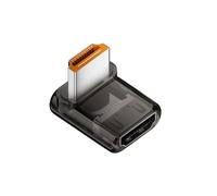 carotoe Adaptateur 90 degrés 8K60Hz 4K120Hz Coupleur à angle droit pour projecteur PC Boîtier ABS 8 Styles HDTV Adaptateurs femelle vers mâle