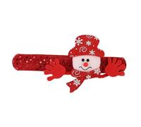 carotoe Bracelets à claquettes délicats, décoration de vacances, pour décoration de noël, accessoire de en tissu doux, pour adultes et familles