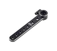 carotoe Bras de servo en Aluminium de précision, Bras de servo de Longueur étendue pour Avions et modèles à voilure Fixe, contrôle étendu 25T, pièces de modèle résistantes à l ' érosion