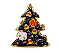 carotoe Broche délicate en forme de sapin de Noël pour robe de soirée, bijoux décoratifs
