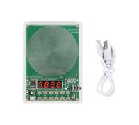 carotoe Carte générateur de fréquence alimentée par USB, Sortie 3, 5 mm, Module sinusoïdal réglable, Lecture numérique, Commandes du Clavier