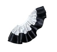 carotoe Collier de clown détachable pour cosplay pour les festivités de vacances avec un design léger, idéal pour les peaux sensibles, costume de clown d ' horreur, col à volants