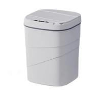 carotoe Conteneur à déchets avancé de 14 L avec couvercle torsadé clair bleu nuit Plan trois approches pour la maison, la salle de bain et la cuisine Conteneur à déchets sans