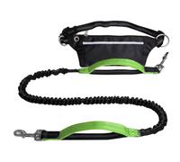 carotoe de Taille Multifonctionnel pour la Marche des Chiens + Ensemble de Laisse Longue pour la Course, Le Jogging, de Taille réfléchissant pour Le Sport, d ' entraînement pour Chiens