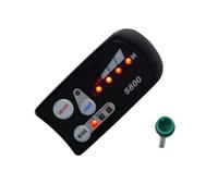 carotoe Écran LED S800 36 V 48 V Compatible Ligne 190 mm avec connecteur étanche 5 Broches pour Utilisation de vélo électrique et de véhicule électrique des données en Temps réel