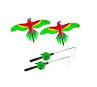 carotoe Ensemble de Jouets cerf-Volant Dynamique avec Canne à Moulinet et Ligne de 30 M, Paquet de 2 Cerfs-Volants Volants pour Les Jeux en Plein air en Famille, Les Parcs et Les débutants
