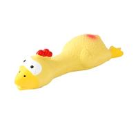 carotoe Ensemble de Jouets pour Chiens grinçants, Forme de Poulet de Dessin animé, adapté à la Dentition des Chiots, Jouet en Peluche Animal grinçant, à mâcher pour Petits Chiens