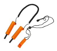 carotoe Équipement de Secours Portable pour Patins à Glace, Marche sur Glace, pic à Glace rétractable avec sifflets, pic de sécurité de pêche Flexible, équipement de pêche Portable