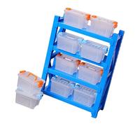 carotoe Étagère miniature pour maison de poupée et boîte de rangement pour petites pièces et objets de collection