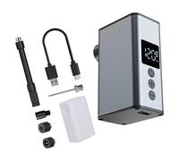carotoe Gonfleur de Pneu numérique compacté 120PSI, gonflage Rapide avec écran LCD pour Motos, vélos, Pompe à Bille, Voyage, urgences, Utilisation de Pompes à air électriques Haute Pression