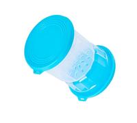 carotoe Grand bocal à cornichons en polypropylène avec filtre et couvercle scellé, récipient de rangement pratique pour aliments secs et humides avec passoire