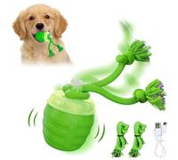carotoe Jouet pour chien rechargeable avec vitesse variable et effets sonores pour réduire l'ennui et l'intérieur ou l'extérieur
