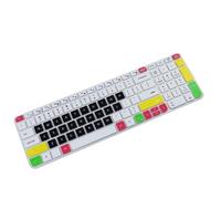 carotoe Le Clavier en Silicone étanche à la poussière Couvre Les protecteurs de Peau pour Les Accessoires de Clavier sans Fil K580 / K585 / K470 / MK470 de Protection pour Le Bureau