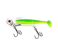 carotoe Leurres de pêche en métal avec de pagaie Souple, cuillères de pêche en métal Dur, Crankbaits, appâts durs, appâts de Simulation, faciles à Utiliser