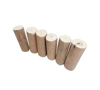 carotoe Lot de 6 jouets à mâcher pour oiseaux, cage à perroquets, bâtons molaires en bois naturel pour perruches, perroquets, oiseaux de petite taille pour cage d'écorce