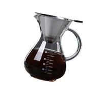 carotoe Machine à café en verre borosilicaté solide, dotée d ' une passoire à tissage serré pour le développement de toutes les saveurs Les bureaux examinent l ' équipement du café