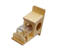carotoe Mangeoire en Bois respectueuse de la Nature pour terrasse et Cour Forte résistance intempéries Installation Facile à Construire Mangeoire d ' Observation de Souris Toutes Saisons